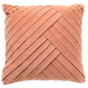 GIDI – sierkussen 45×45 cm – velvet – effen kleur – Muted Clay – roze GIDI – sierkussen 45×45 cm – velvet – effen kleur – Muted Clay – roze