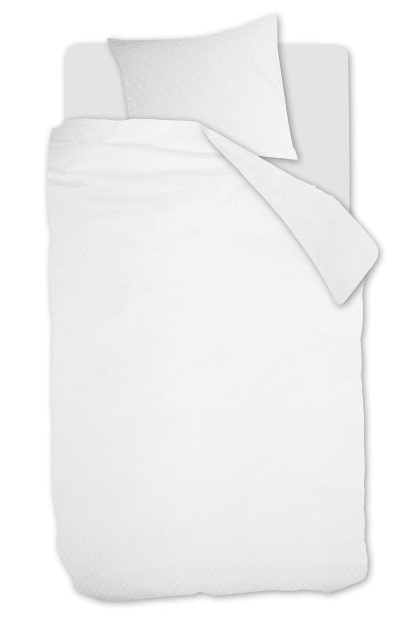 Beddinghouse Snow dekbedovertrek - Effen - Eenpersoons - 140x200/220 c