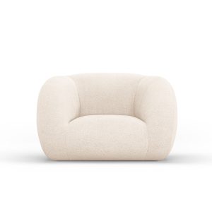 Cosmopolitan Design Fauteuil Essen boucle, beige – 95x130x86cm Cosmopolitan Design Fauteuil Essen boucle, beige – 95x130x86cm