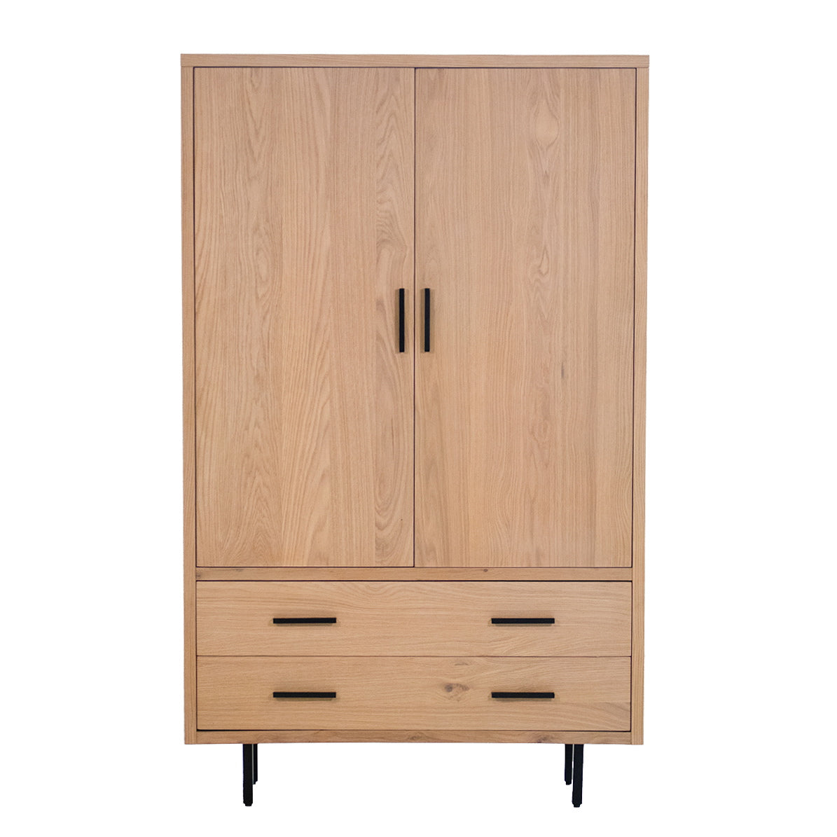 DÉJA Living Wandkast Ilja - Eikenhout/Metaal - 110x40x180cm