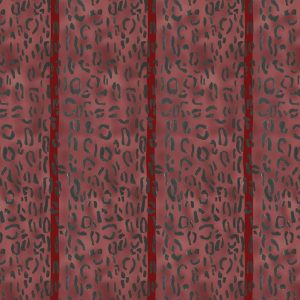 Catchii Behang Leopard print aubergine Catchii Behang Leopard print aubergine