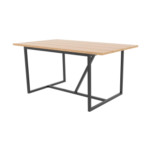 Artichok Arthur Houten Eettafel 160 x 89 cm – Naturel / Zwart Artichok Arthur Houten Eettafel 160 x 89 cm – Naturel / Zwart