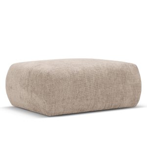 Cosmopolitan Design Poef Matera chenille, beige – 68x86x40cm Cosmopolitan Design Poef Matera chenille, beige – 68x86x40cm