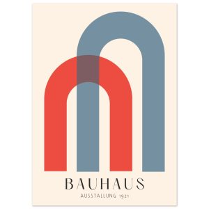 Artfulprints Poster Bauhaus – Ausstellung 1921 – 50×70 cm – Meerkleuri Artfulprints Poster Bauhaus – Ausstellung 1921 – 50×70 cm – Meerkleuri