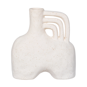 Artichok Gerdien Vaas Keramiek Beige – 19,5 x 18,5 cm Artichok Gerdien Vaas Keramiek Beige – 19,5 x 18,5 cm