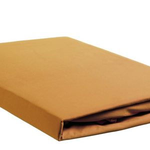 Ambiante – Katoen – Hoeslaken – 160×200 cm – Ochre Ambiante – Katoen – Hoeslaken – 160×200 cm – Ochre