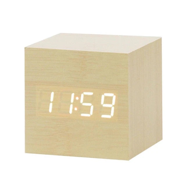 BrightTime – Moderne LED Wekker met Spraakfunctie en Digitaal Display