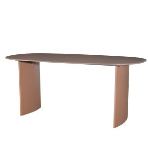 DÉJA Living Eettafel Dinand – Deens Ovaal Terra Glas/MDF – 180x90x76cm DÉJA Living Eettafel Dinand – Deens Ovaal Terra Glas/MDF – 180x90x76cm