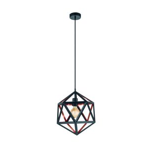 EGLO embleton 1 Embleton 1 – hanglamp – e27 – ø 30,5 cm – zwart/koper EGLO embleton 1 Embleton 1 – hanglamp – e27 – ø 30,5 cm – zwart/koper