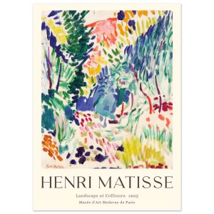 Artfulprints Poster Matisse – Landscape of Collioure 1905 – 50×70 cm – Artfulprints Poster Matisse – Landscape of Collioure 1905 – 50×70 cm –