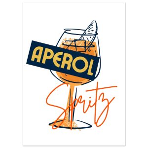 Artfulprints Poster Aperol Spritz – Sketch – 50×70 cm – Oranje Artfulprints Poster Aperol Spritz – Sketch – 50×70 cm – Oranje