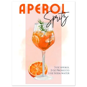 Artfulprints Poster Aperol Spritz – Pink – 30×40 cm – Roze Artfulprints Poster Aperol Spritz – Pink – 30×40 cm – Roze