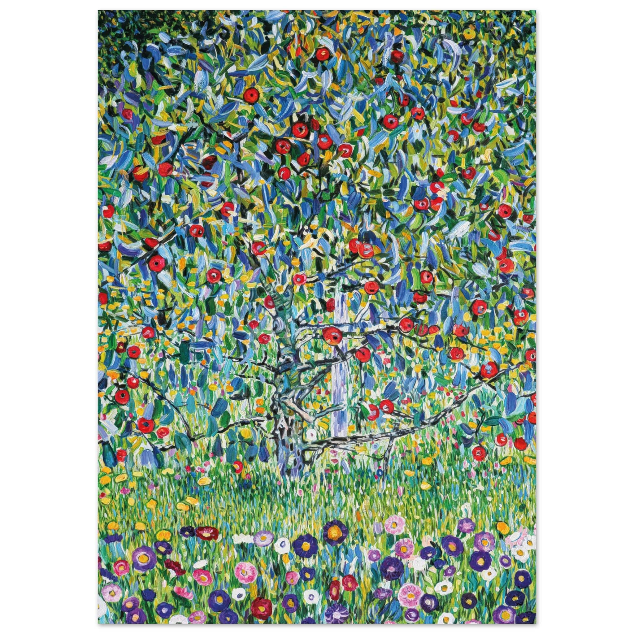 Artfulprints Poster Gustav Klimt - Apple tree - 50x70 cm - Groen