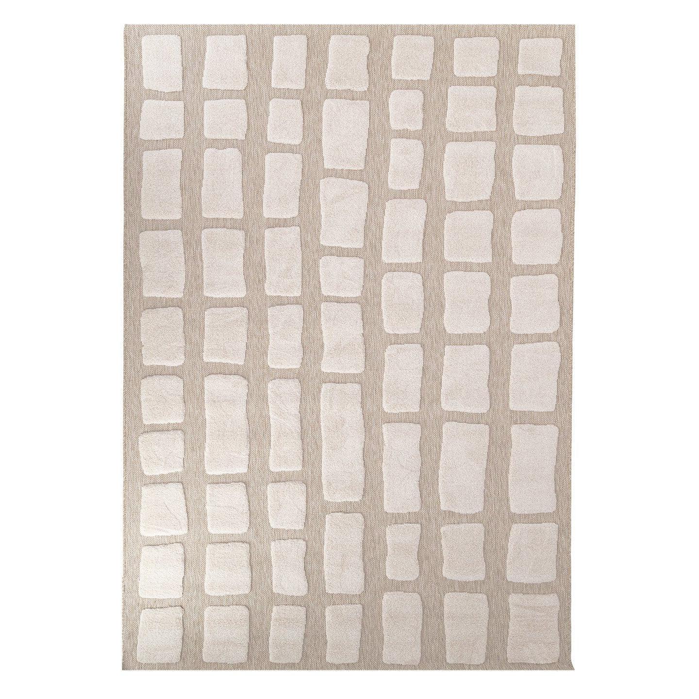 AFK Living vloerkleed Dune - reliëfeffect - beige - 200 x 290 cm