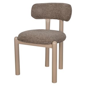 DÉJA Living Eetkamerstoel Thijn – Taupe Stof – 56x52x79cm – Set van 2 DÉJA Living Eetkamerstoel Thijn – Taupe Stof – 56x52x79cm – Set van 2