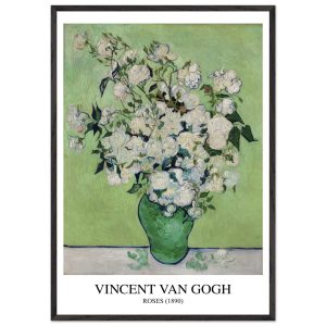 Artfulprints Poster met Lijst Vincent van Gogh – Roses – 70×100 cm – G Artfulprints Poster met Lijst Vincent van Gogh – Roses – 70×100 cm – G