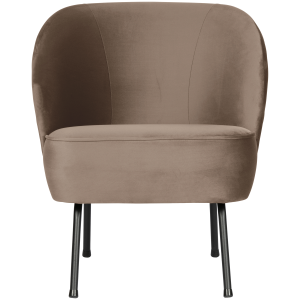 WOOOD fauteuil Vogue – Velvet – Khaki – 69x57x70 WOOOD fauteuil Vogue – Velvet – Khaki – 69x57x70
