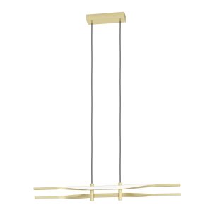 EGLO hanglamp Colmeal – led – 76 cm – goud/wit EGLO hanglamp Colmeal – led – 76 cm – goud/wit