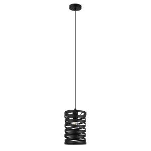 EGLO hanglamp Cremella – e27 – ø 18 cm – zwart EGLO hanglamp Cremella – e27 – ø 18 cm – zwart