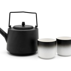 Bredemeijer – Theeset Hubei 1,2L zwart met 2 mokken Bredemeijer – Theeset Hubei 1,2L zwart met 2 mokken