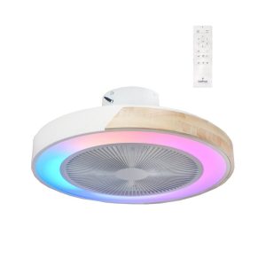 CristalRecord plafondventilator Corpi – 1 lichts – 50 x 21 cm – wit ho CristalRecord plafondventilator Corpi – 1 lichts – 50 x 21 cm – wit ho