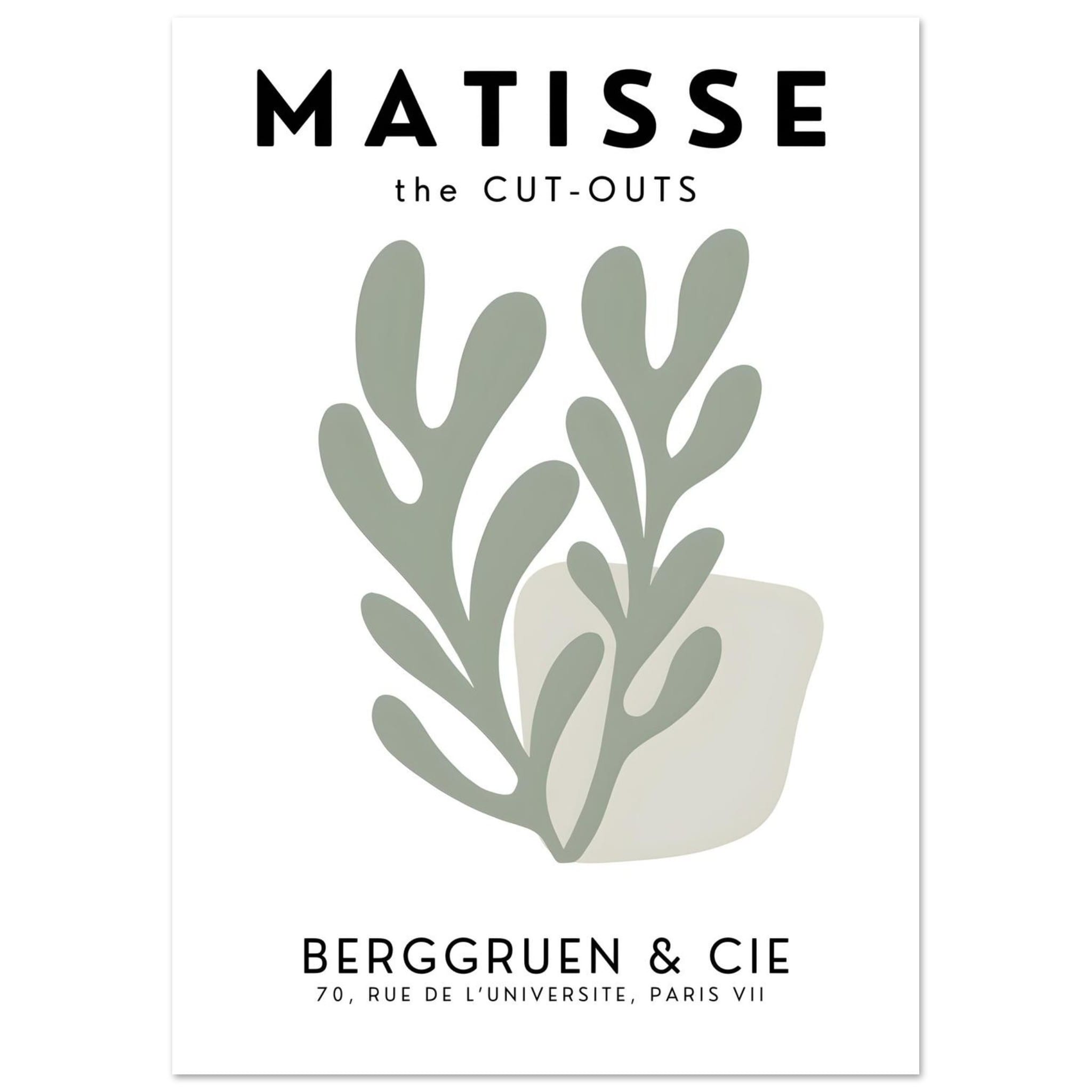 Artfulprints Poster Matisse – Whispers of a flower - A4 21x29.7 cm - G