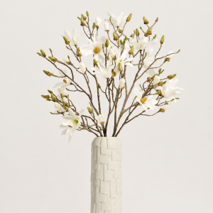 Blooming Good Zijden Magnolia Boeket XL Good MC.03 – wit – 80-90 cm. h Blooming Good Zijden Magnolia Boeket XL Good MC.03 – wit – 80-90 cm. h