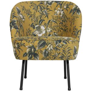 WOOOD fauteuil Vogue – Fluweel – Poppy Mosterd – 69x57x70 WOOOD fauteuil Vogue – Fluweel – Poppy Mosterd – 69x57x70