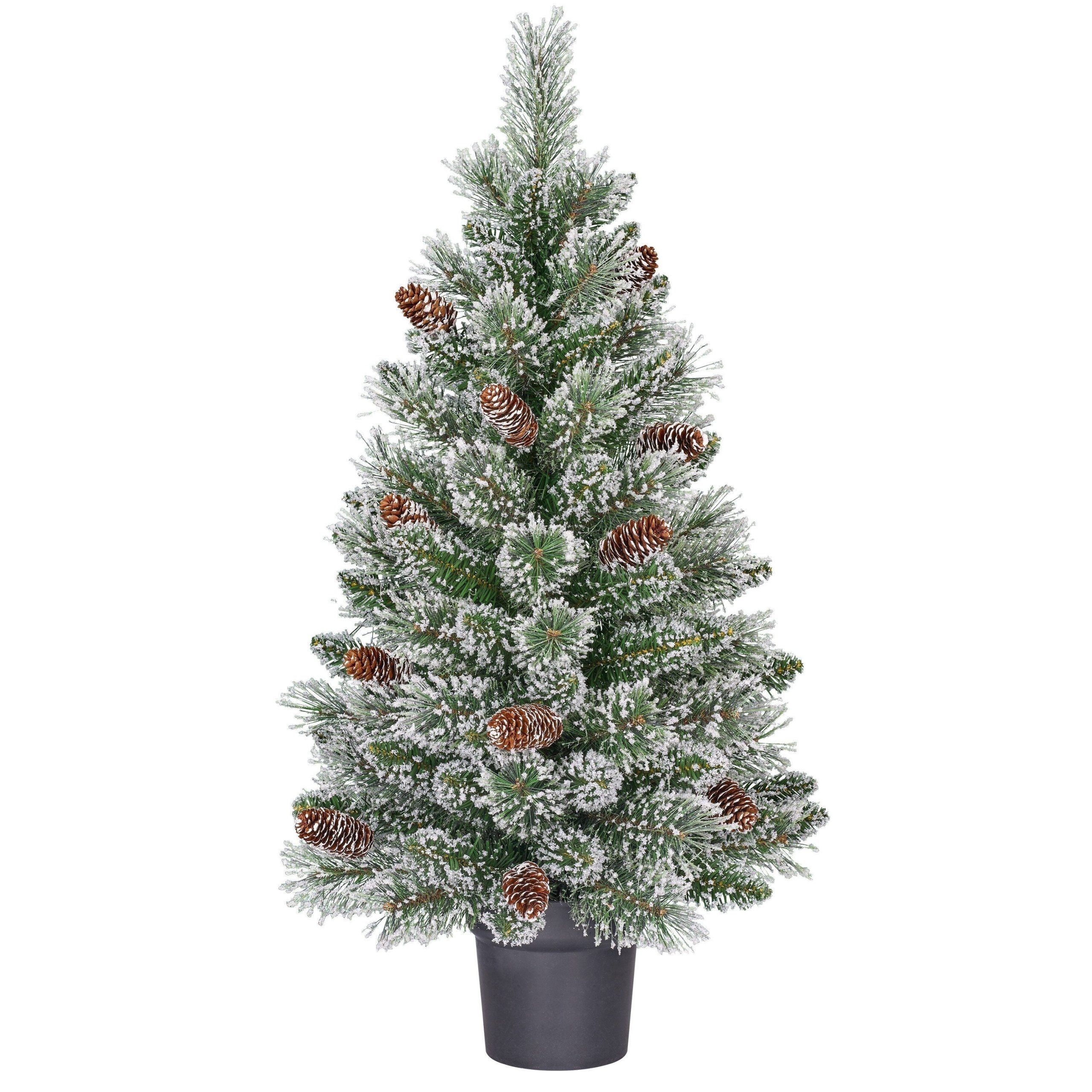 Black Box Trees Vandans Kunstkerstboom in Pot - Kunst Kerstboom H90 x