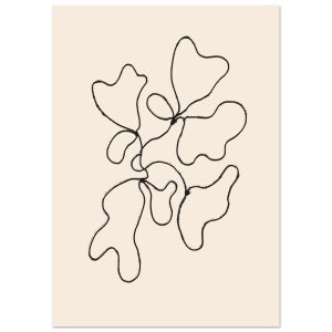 Artfulprints Abstract – Blob lined poster A4 21×29.7 cm Artfulprints Abstract – Blob lined poster A4 21×29.7 cm