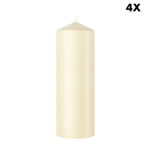 Bolsius gladde stompkaarsen – ivoor – 20cm Bolsius gladde stompkaarsen – ivoor – 20cm