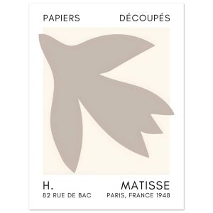 Artfulprints Poster Matisse – Shapes in the air grey – 30×40 cm – Grij Artfulprints Poster Matisse – Shapes in the air grey – 30×40 cm – Grij