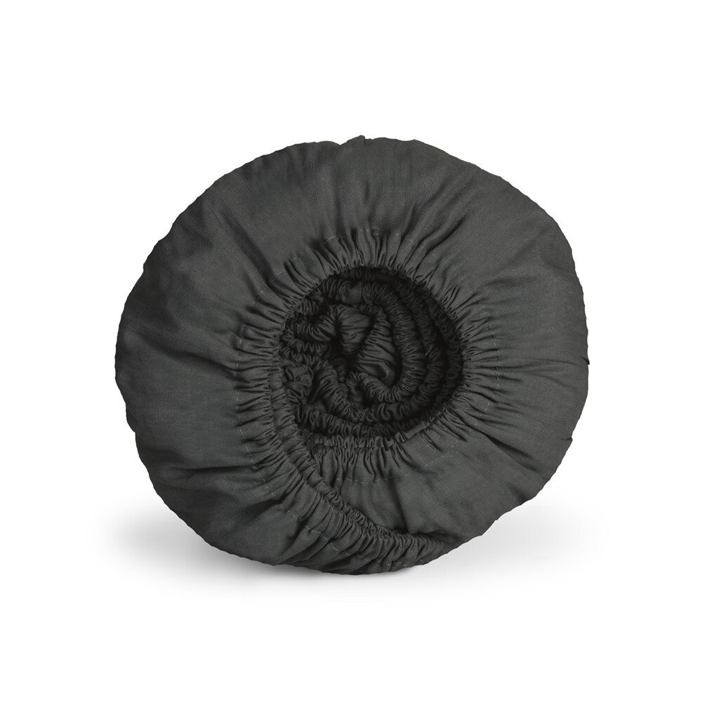Dindi Home - Hoeslaken Basic Beauty - 90x200 cm - Zwart