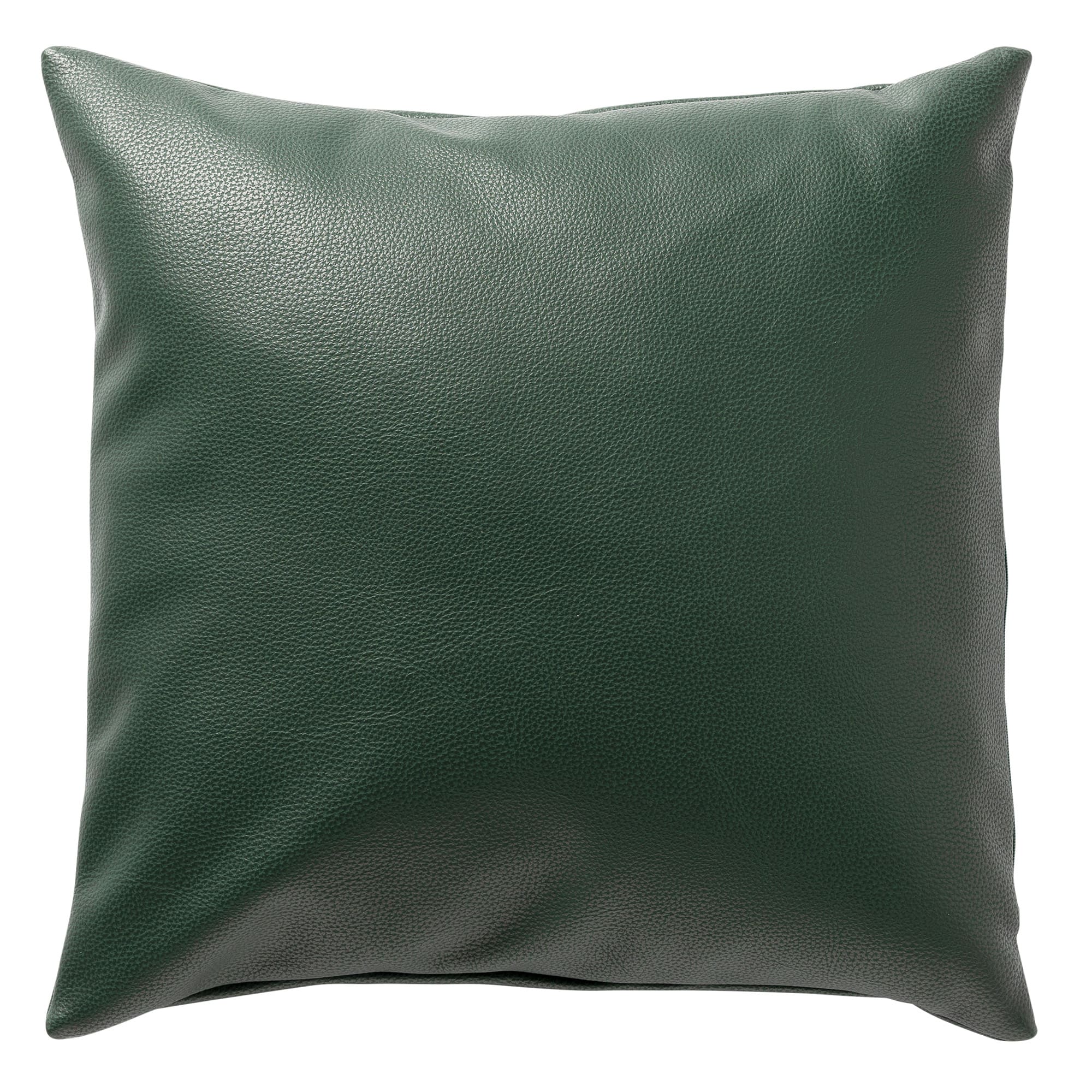 JARED - sierkussen 45x45 cm - leerlook - effen kleur - Garden Topiary