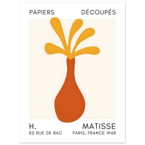 Artfulprints Poster Matisse – Ocean flower yellow – 30×40 cm – Geel Artfulprints Poster Matisse – Ocean flower yellow – 30×40 cm – Geel