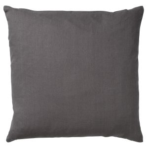 JAMES – Sierkussen 45×45 cm – duurzaam katoen – effen kleur – Charcoal JAMES – Sierkussen 45×45 cm – duurzaam katoen – effen kleur – Charcoal