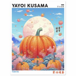 Artfulprints Poster Yayoi Kusama – Tokyo pumpkin – 30×40 cm – Oranje Artfulprints Poster Yayoi Kusama – Tokyo pumpkin – 30×40 cm – Oranje