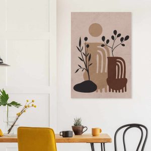 Artfulprints Poster Boho – Clay forms – 70×100 cm – Bruin Artfulprints Poster Boho – Clay forms – 70×100 cm – Bruin
