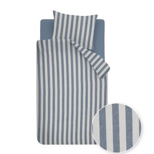 Beddinghouse Dekbedovertrek Jamie – 140 x 200/220 cm – Blauw Beddinghouse Dekbedovertrek Jamie – 140 x 200/220 cm – Blauw