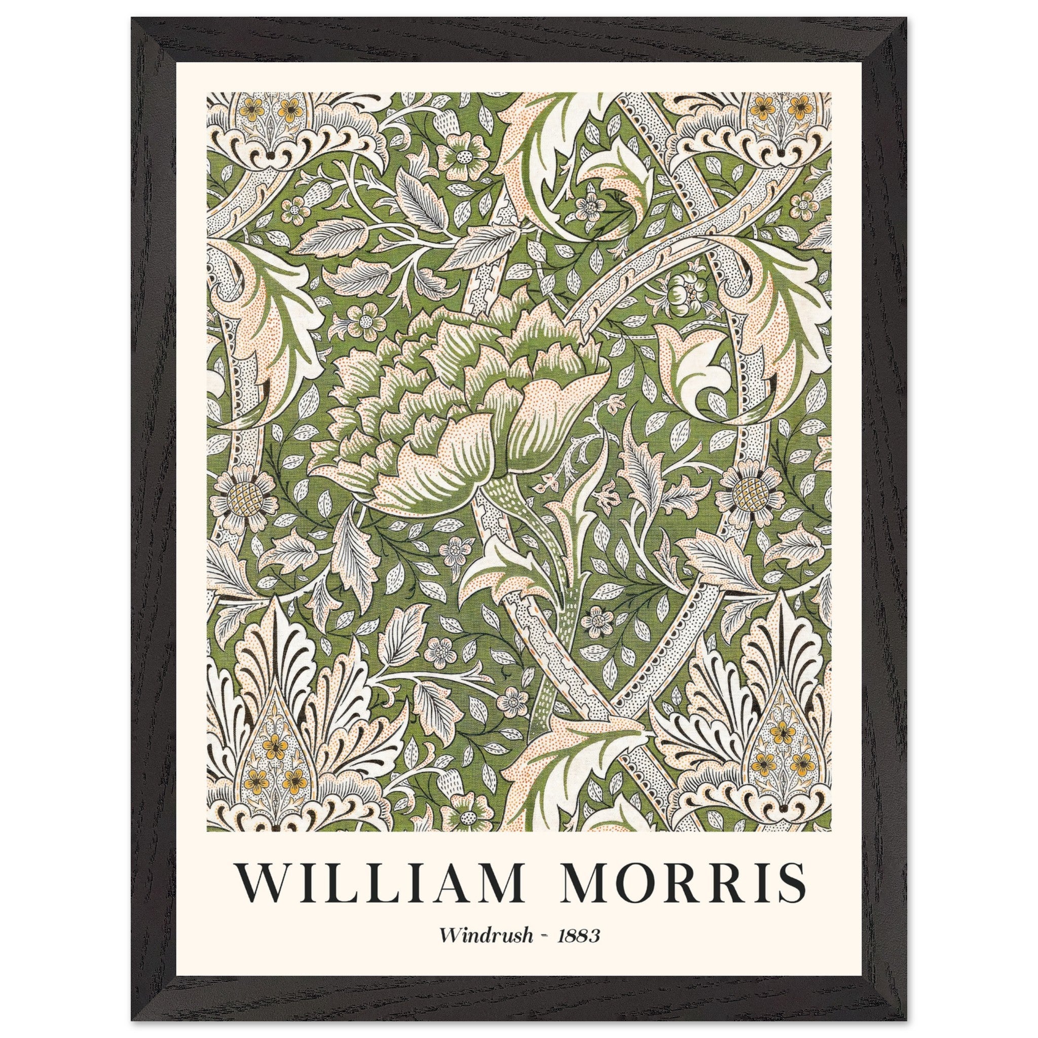 Artfulprints Poster met Lijst William Morris - Windrush 1883 - 30x40 c