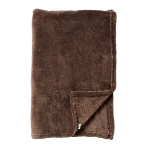 OWEN – plaid 130×160 cm – coral fleece deken – heerlijk zacht – Chocol OWEN – plaid 130×160 cm – coral fleece deken – heerlijk zacht – Chocol