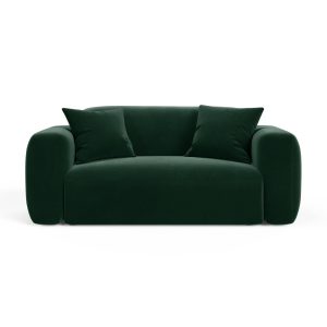 Cosmopolitan Design Modulaire bank Strino 2-zits, flueel flessengroen Cosmopolitan Design Modulaire bank Strino 2-zits, flueel flessengroen