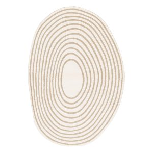 AFK Living vloerkleed Aeon – reliëfeffect – beige – 160 x 230 cm