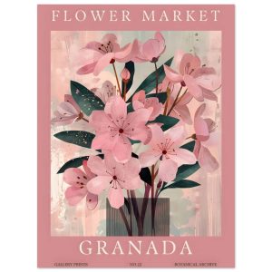Artfulprints Poster Flower market – Granada – 30×40 cm – Roze Artfulprints Poster Flower market – Granada – 30×40 cm – Roze