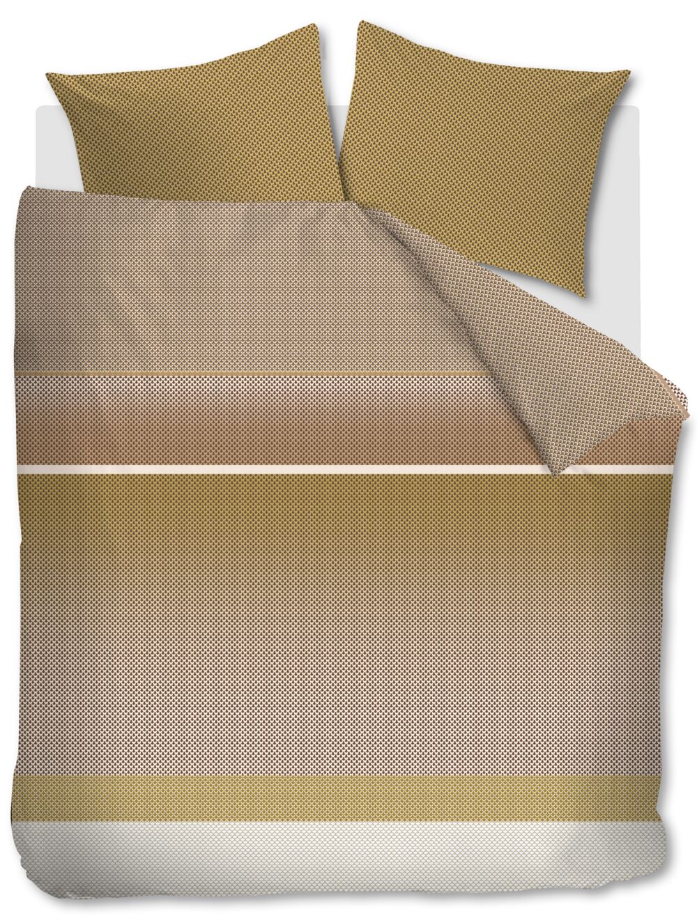 Beddinghouse Dekbedovertrek Elvi - 200 x 200/220 cm - Goud