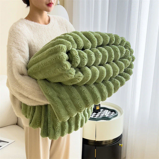 CozyFur – Superzachte Imitatiebont Deken voor Warmte en Stijl