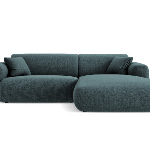 Cosmopolitan Design rechter hoekbank Nolio 4-zits, chenille, olie – 17 Cosmopolitan Design rechter hoekbank Nolio 4-zits, chenille, olie – 17