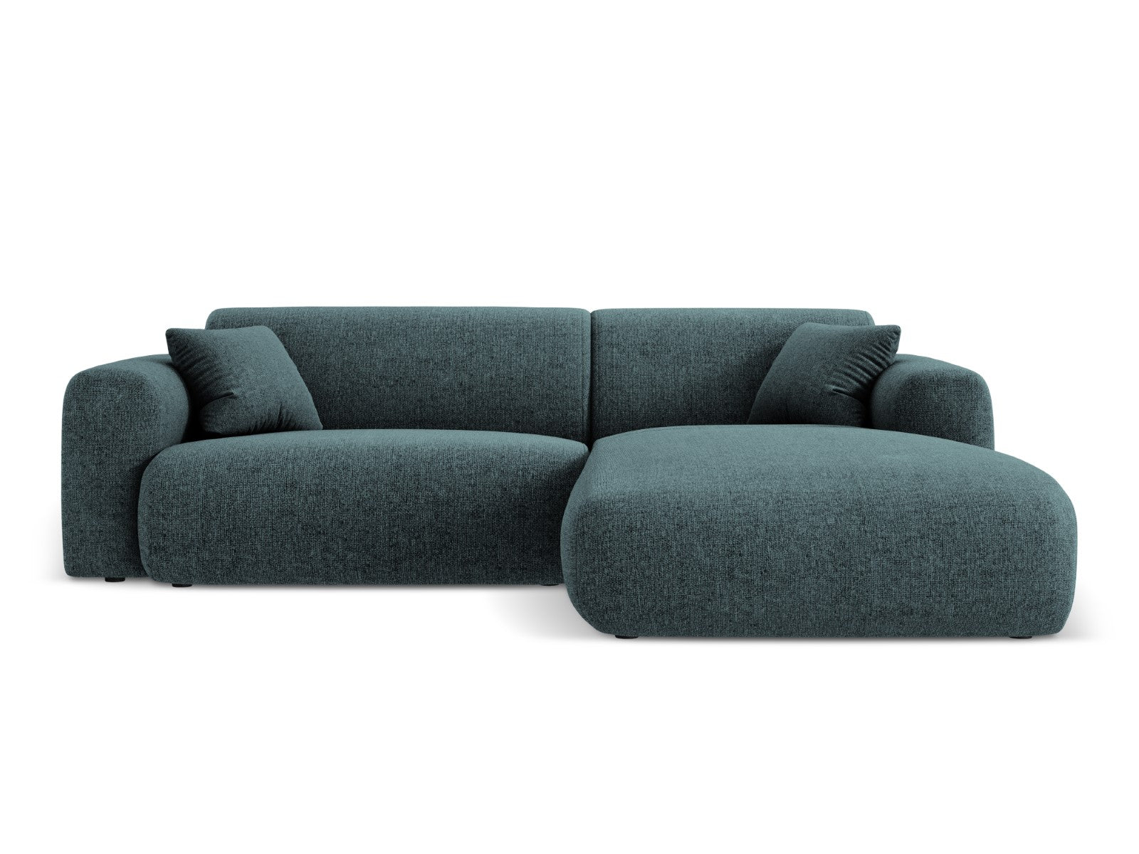 Cosmopolitan Design rechter hoekbank Nolio 4-zits, chenille, olie - 17