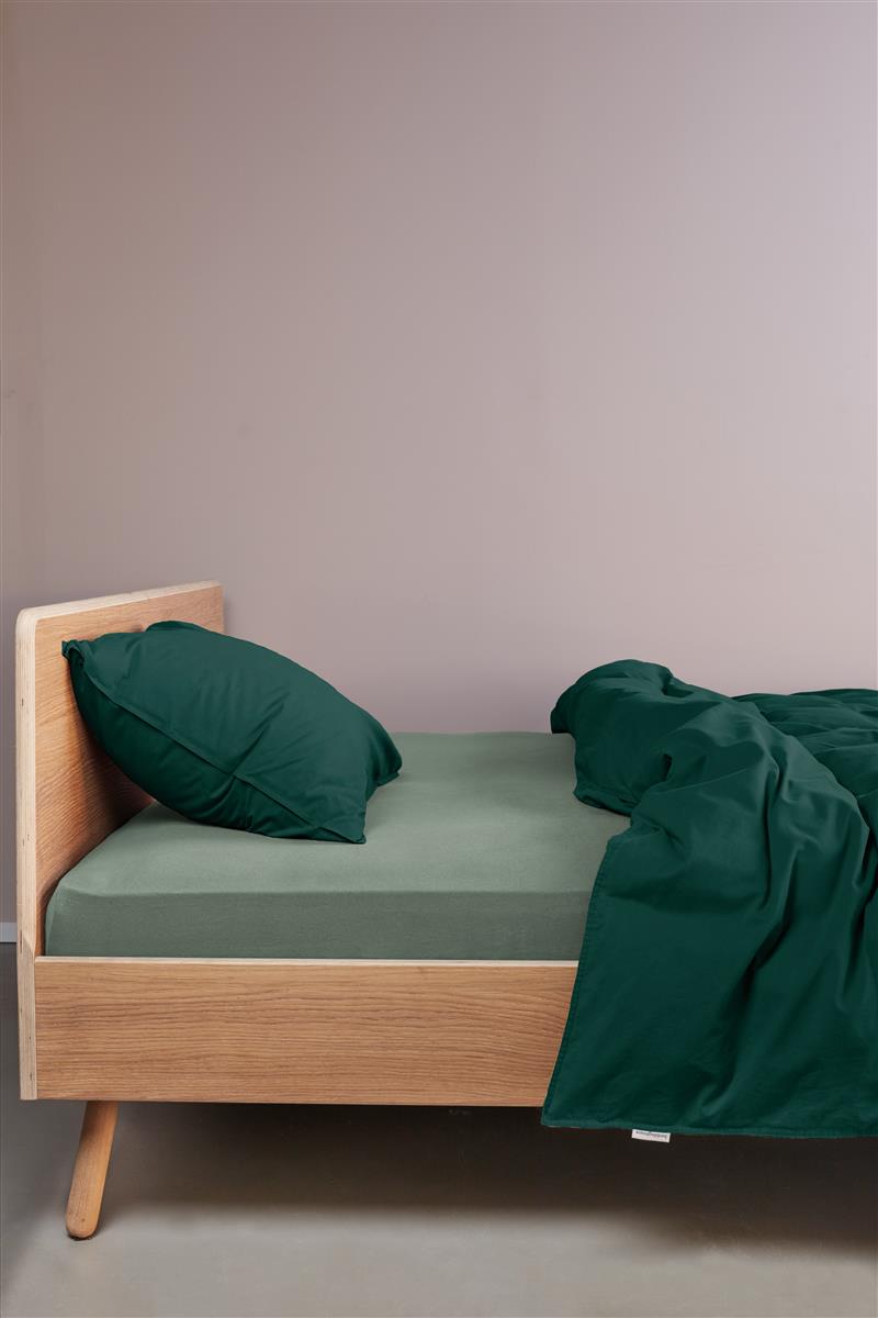 Beddinghouse - Jersey - Hoeslaken - 140x220 cm - Groen