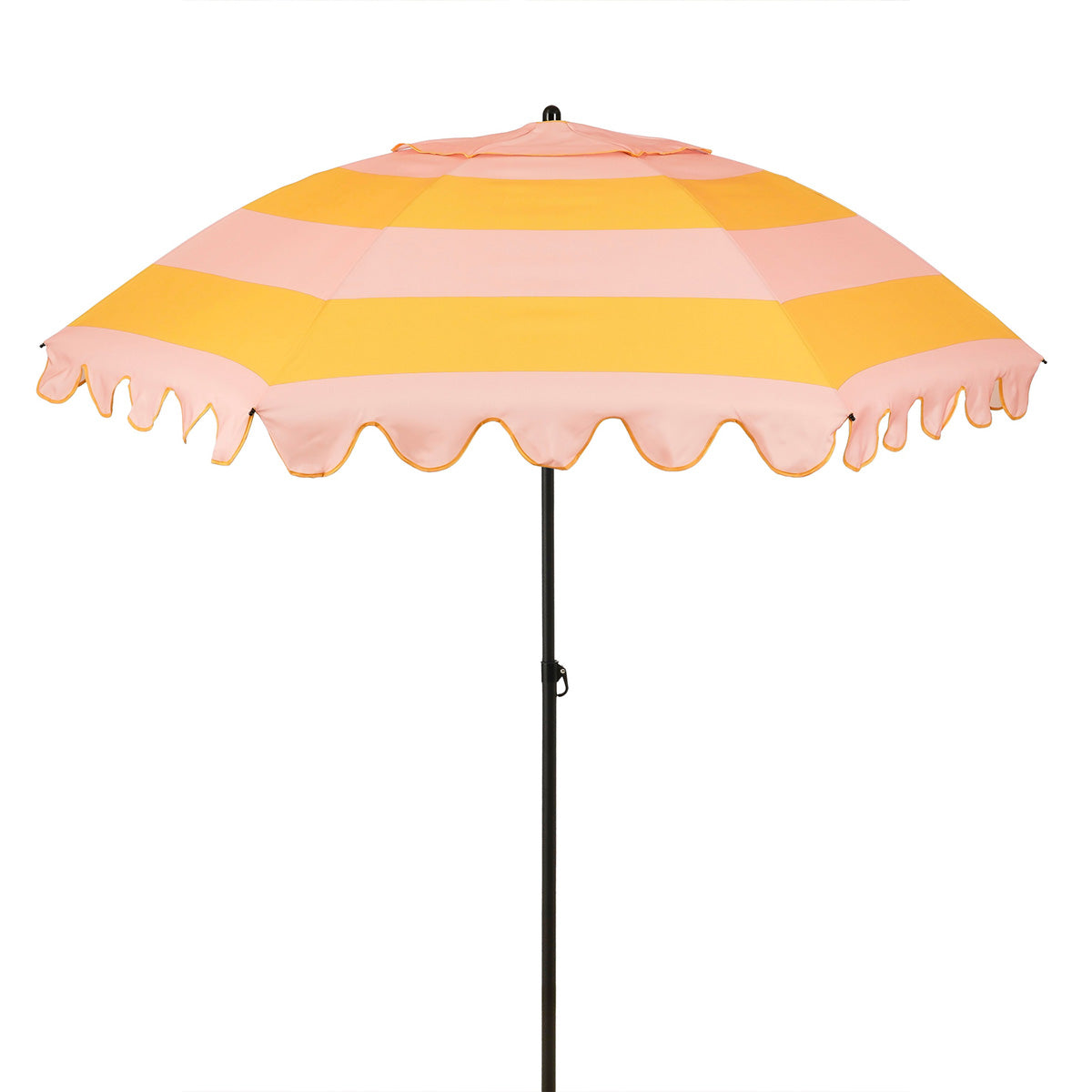 Mica Decorations Kantelbare Parasol met Streepprint - Stokparasol 238